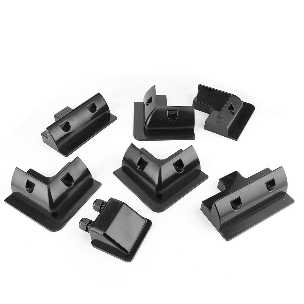 

7Pcs/Set Solar Panel Corner Mounting Brackets Kit for Caravan Boat RV Vehicle Roof