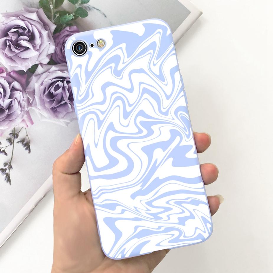 For Apple iPhone 7 8 Plus Case Cute Fashion Painted Back Cover Soft Silicone Phone Case For iPhone 8 Plus iPhone7 iPhone8 Bumper