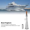 Handheld Foghorn Stainless Steel Fog Horn Removable Mouthpiece Accessory for Boat Parts