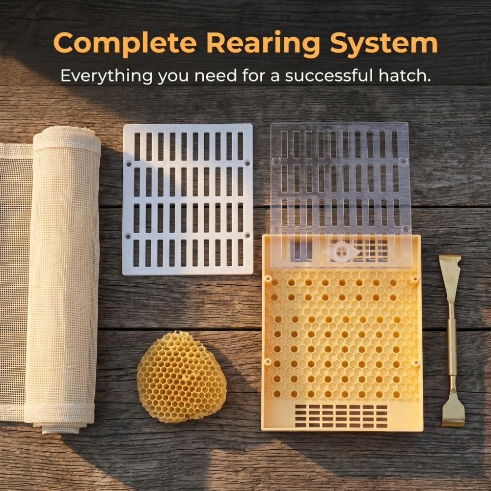 Durable Queen Bee Rearing Kit Cupular Queen Rearing Box Queen Rearing Cell Cupkit Beekeeping