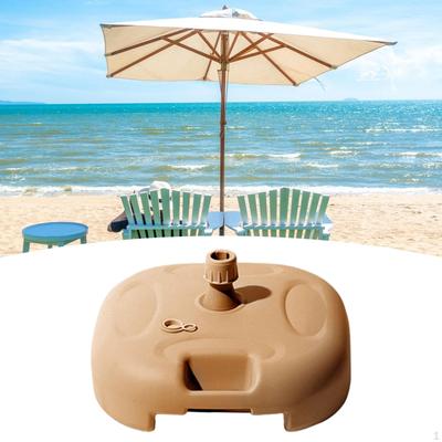 Patio Umbrella Base Water/Sand Filled Heavy Duty Square Weight Parasol for Poolside