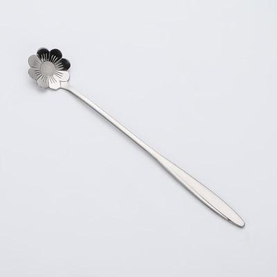 304 Stainless Steel Floral & Heart Coffee/Dessert Stirring Spoon