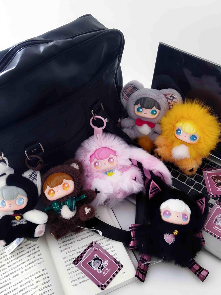 Toyraku Jukoku KOKKA Not One Animal Club Series Plush Toys, Blind Box, Moving Eyes, Fluffy Long & Short Hair, Unique Accessories, Approximately 13cm