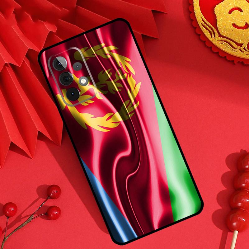 Eritrea Flag Case For Samsung Galaxy M55 M35 M15 M11 M12 M13 M14 M06 M16 M36 M56 M31 M53 M32 M52 M34 M54