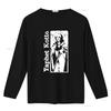 Yaphet Kotto Gothic Print T Shirt for Emo Band Fans Unique Design High Quality Fabric Vintage Washed Stylish Streetwear