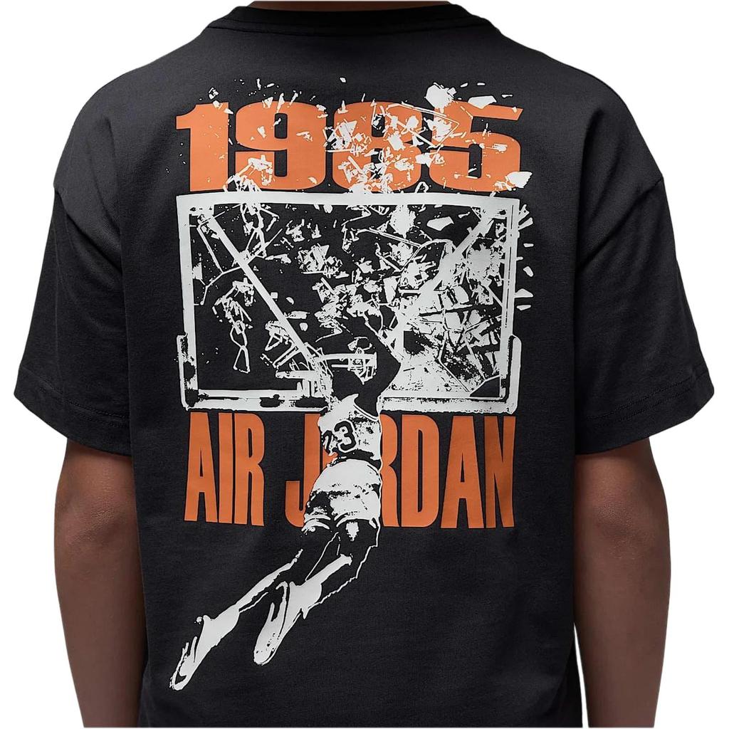 Jordan Logo Round Neck Short Sleeve T-Shirt Kids tops 95F059-G0T