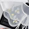 Embroidered Flower Blouse Collar Faux Collar Shirt False Collar Dress Decorative Collar Shawl Wrap Women Clothing Decors