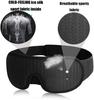 Durable And Safe 3D Mask For Sleep Eye Mask Lights Blockout Soft Padded Sleeping Fabric Cover Shade Blindfold Eyepatch