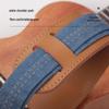 Customizable Wide Denim Ukulele Shoulder Strap for Pressure Relief