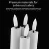 Remote Controlled LED Taper Candles Flickering Effect Atmosphere Night Lamp  Home Wedding Decor