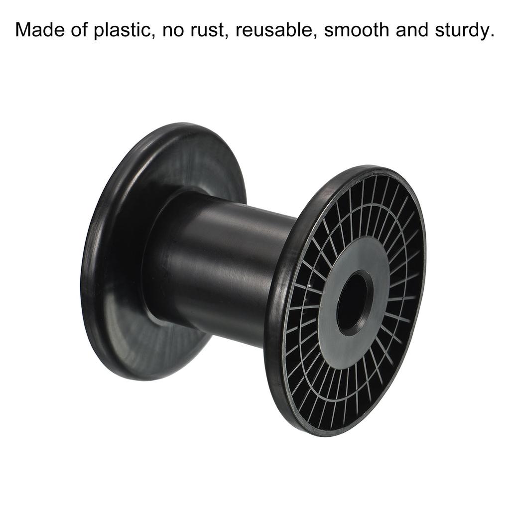 4pcs Floss Bobbins Plastic Empty Thread Spools Wire Weaving Bobbin Chain Tape for Sewing Embroidery 3.9 Inch/ 4.7 Inch