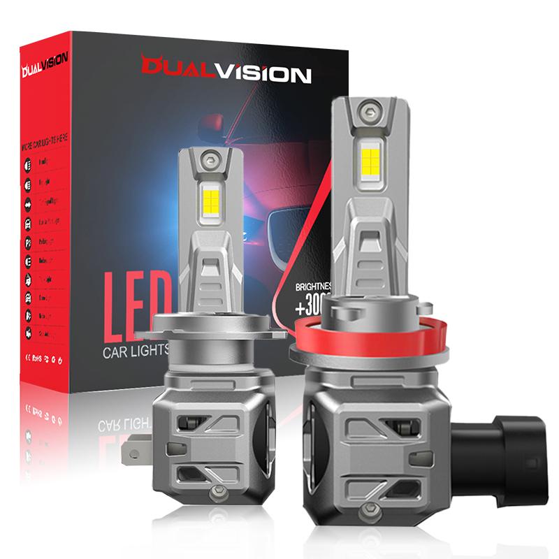 

Dualvision H4 LED H7 H8 H9 HB2 HB3 H11 HB4 9005 9006 Car Headlight Bulb Extremly White Fanless 12V 16000LM 72W 6000K 4300K 8000K 9005/HB3