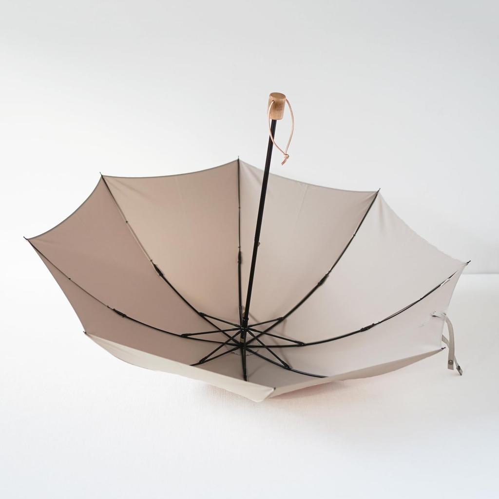 Made in Japan Miratore 55cm folding umbrella that can be carried without folding Super fabric Compact Lightweight Can also be used as a long umbrella