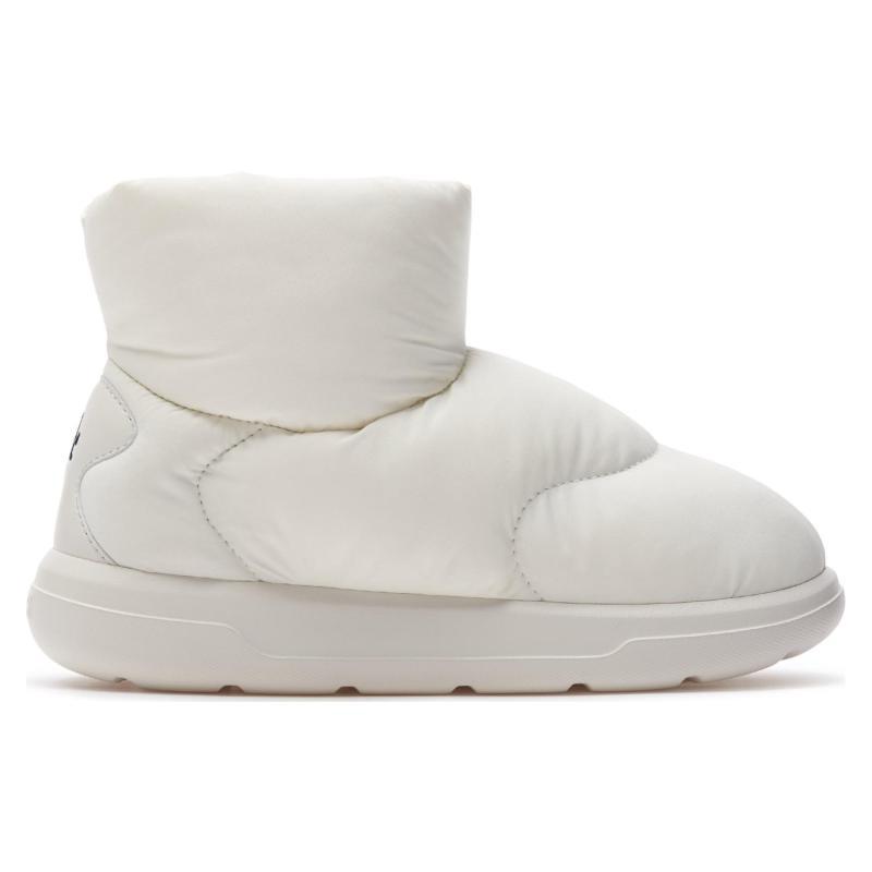 MLB Chunky Classic A FLEECE Bouncer Thermal Waterproof Short Snow Boots Women's White Sneakers 3AWBBPB36-07WHS