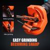 Multipurpose Drill Bit Grinding Sharpeners, 2025 New Sharpener for All Bits with 2 Grinding Wheels for Carbide and Cobalt Drill Bits