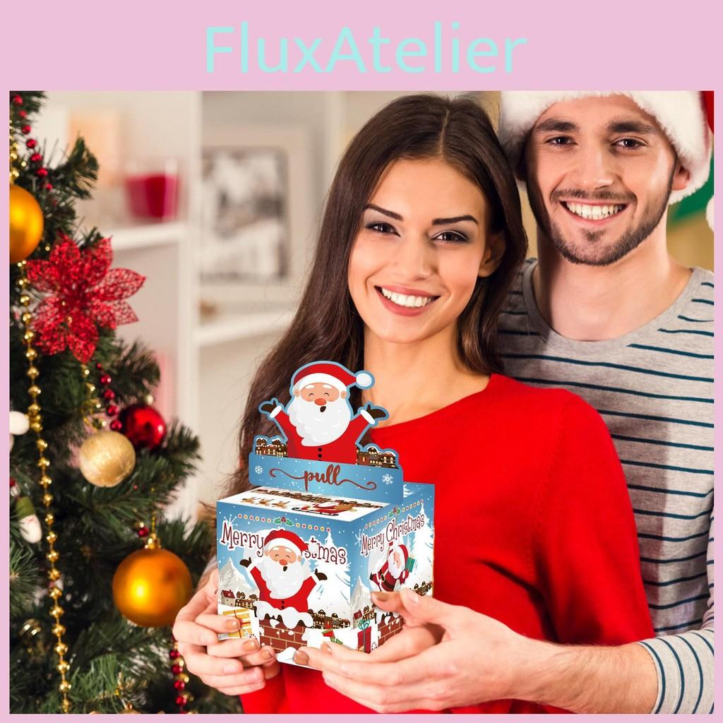 Money Santa Christmas Box With Paper Material Festive Celebration Decoration