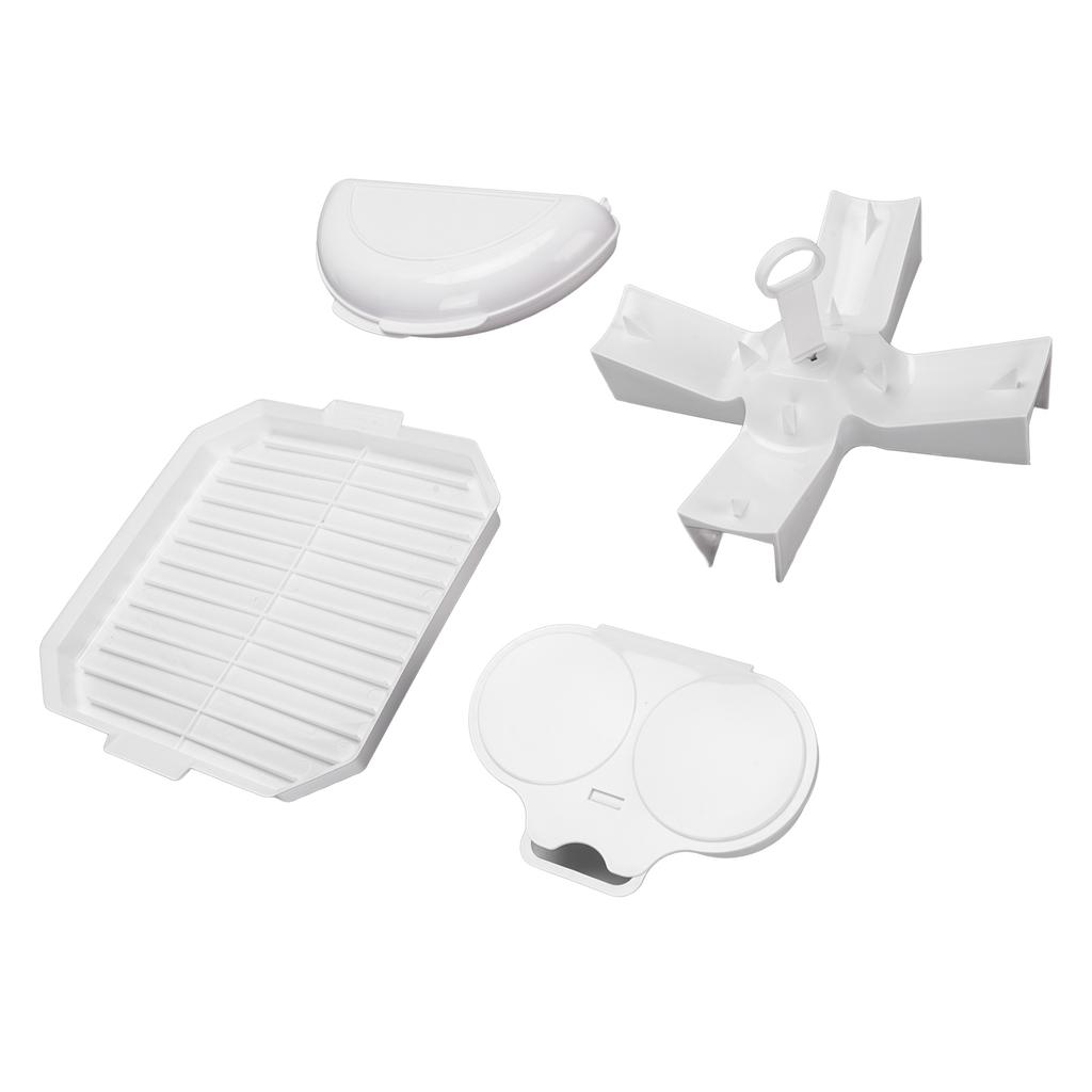 Mikrowellen-Kochset Speckschale Eierkocher Kartoffelständer PP Mikrowellen-Zubehör für tägliche Mahlzeiten Versammlung Party