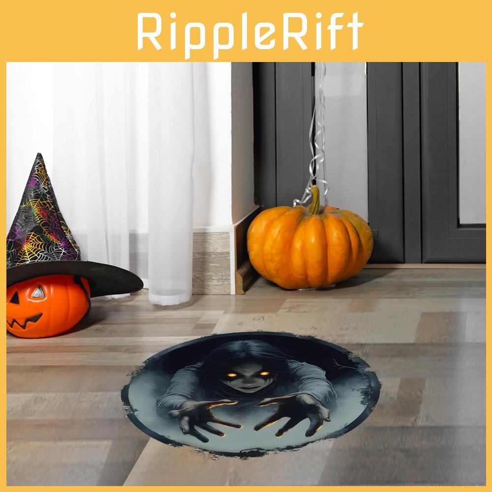 Female Halloween Horror Ghost Floor Stickers Bedroom Living Room Decoration Home