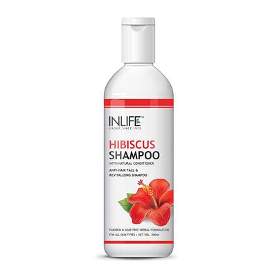 Shampoo-condicionador com Hibisco: contra queda de cabelo (200 ml), Shampoo de hibisco com condicionador natural,