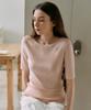 ELLIOTI Anouk Half Knit Ts_4Color