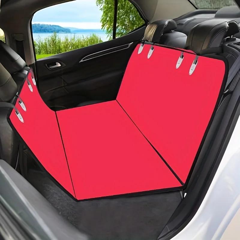 1pc - Waterproof Dog Car Seat Cover and Hammock Protector - Easy To Clean, Lightweight, - Safe Back Pet Travel Mat,