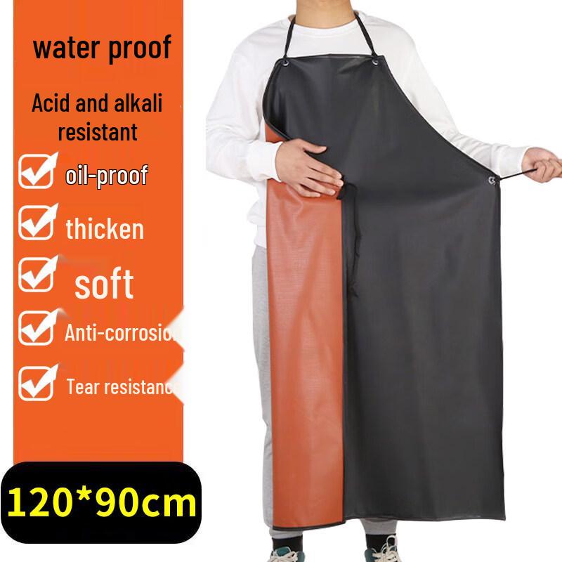 Heavy-Duty PVC Double-Layer Waterproof Work Apron