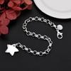 Copper Elegant Star Bracelets Necklace for Women Fashion Party Wedding Jewelry Sets  Accessories Holiday Gifts