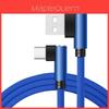 Huawei Honor Xiaomi Android Fast Charging Typec Cable With Dual Bent Heads For Gaming And Data Transfer