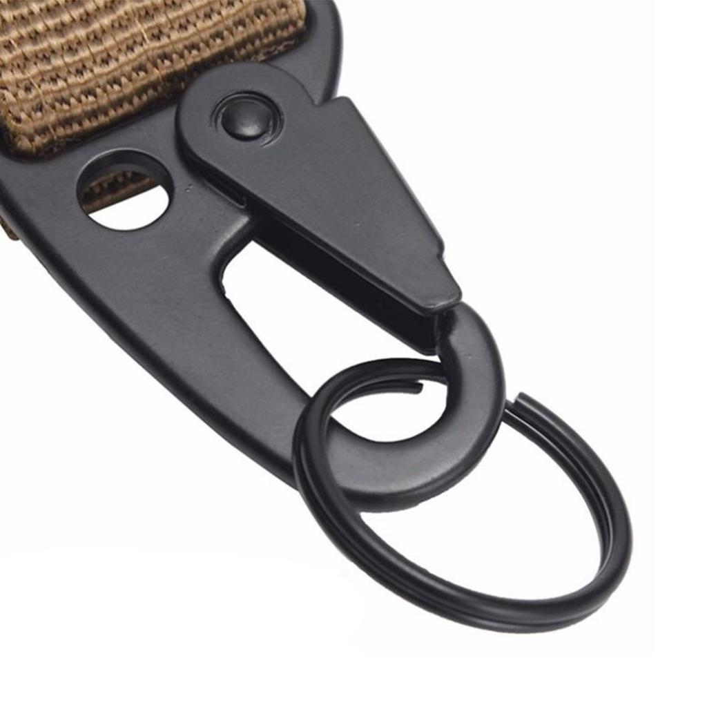 Outdoor Hanging Nylon Webbing Buckle Multifunctional Mountaineering Buckle Climbing Camping Tool Accessory Carabiner