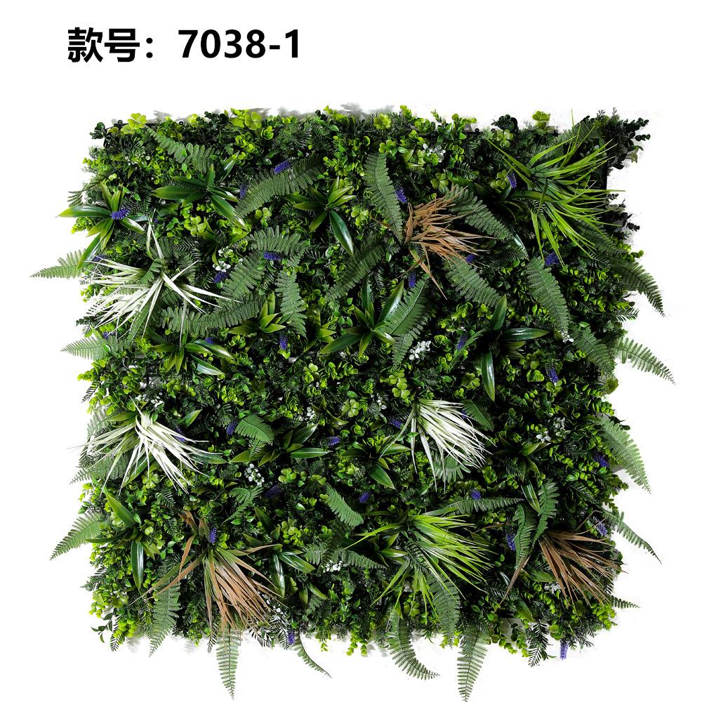 Parede de Plantas Simuladas de Alta Qualidade Decoração de Interiores Exteriores Fundo Parede de Flores de Plástico Paisagem Plantas Verdes Artificiais Falsas