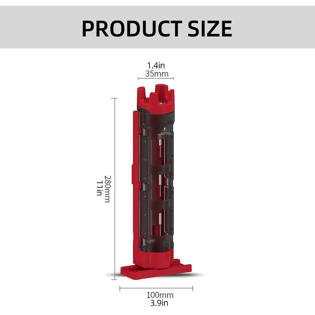 Fishing Box Rod Stand Vertical Insertion Device Fishing Box Rod Support Tube Fishing Box Rod Display Barrel Holder