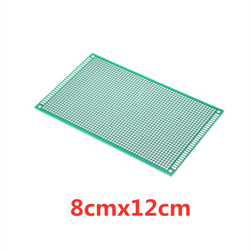 10BUC 9x15cm 8x12cm 7x9cm 6x8cm 5x7cm 4x6cm 3x7cm 2x8Cm Verde Placă de tablă cu pulverizare pe două fețe, placa universală PCB