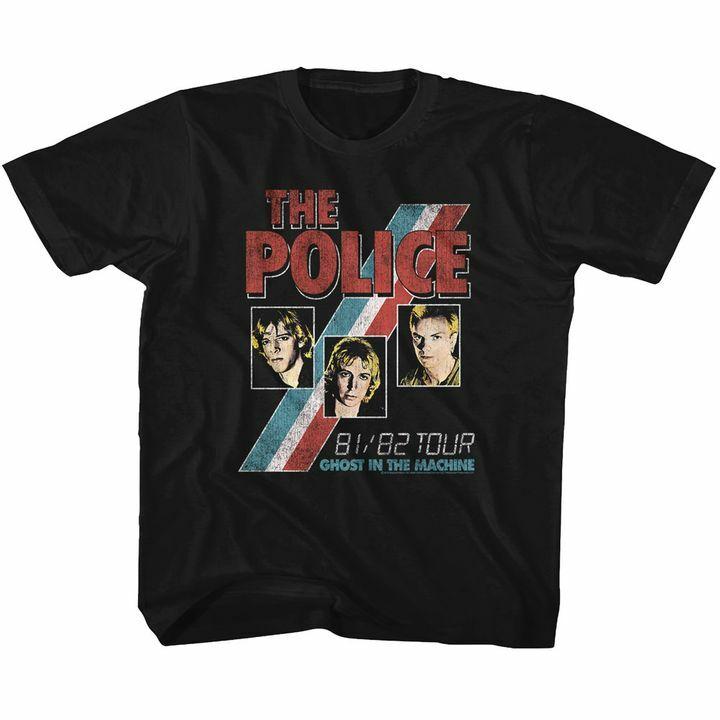 The Police Ghost In The Machine Black Toddler T-Shirt Unisex T-Shirt L