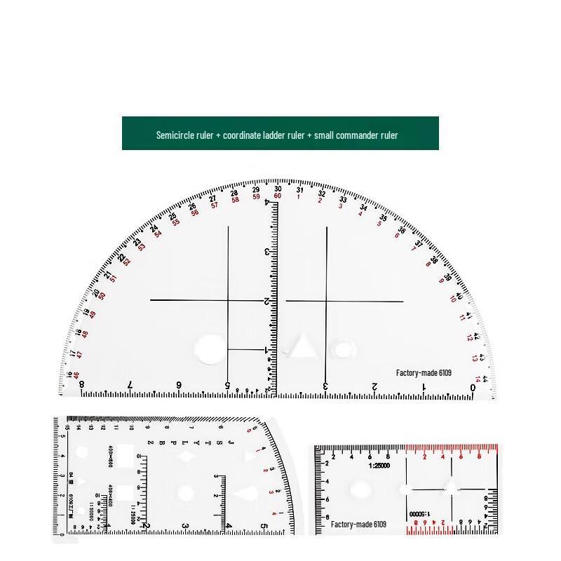 Langdun Military Map Reading Rulers Sets