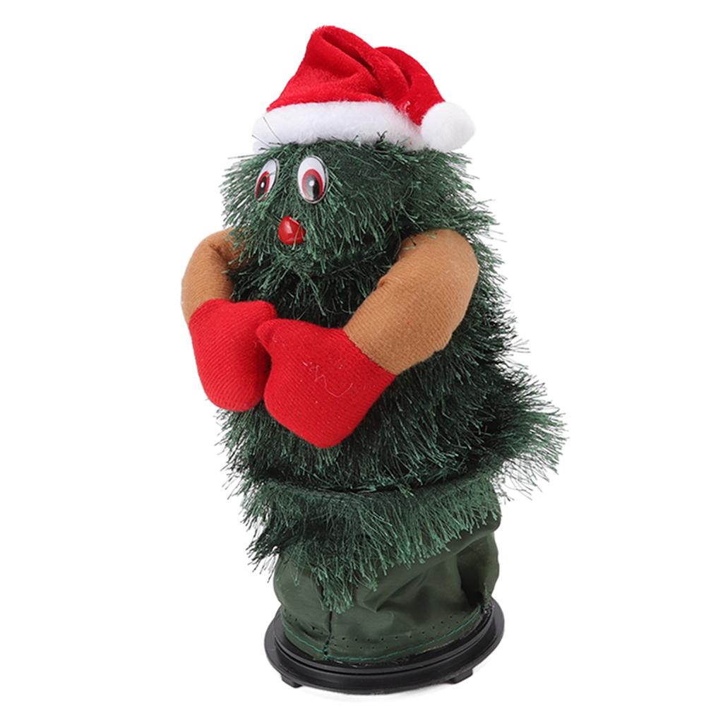 Drehender Tanzender Weihnachtsbaum Musik Kunststoff Elektrischer Weihnachtsbaum Spielzeug zur Dekoration Kinder