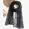 Retro Women's Lace Scarf Elegant Silk Headband Casual Female Headscarf
