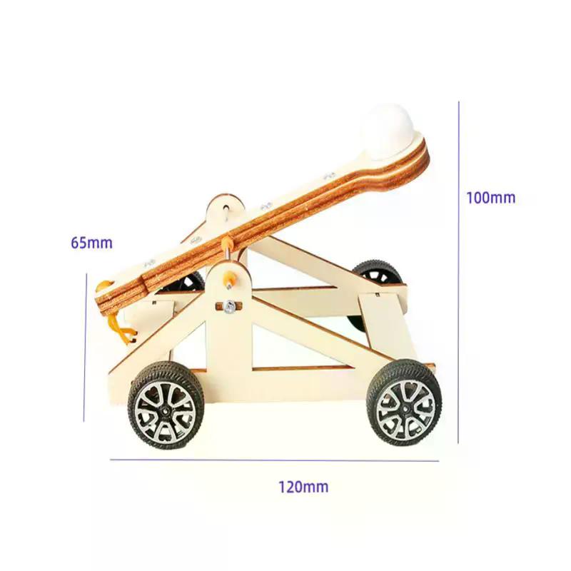 1set DIY Science Experiment Kit and Education Model DIY Catapult Toy for Physics Science Toys Children Gift Project