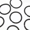 Durable Black Elastic Hair Bands: High Elasticity, Versatile, Seamless, Simple, Disposable