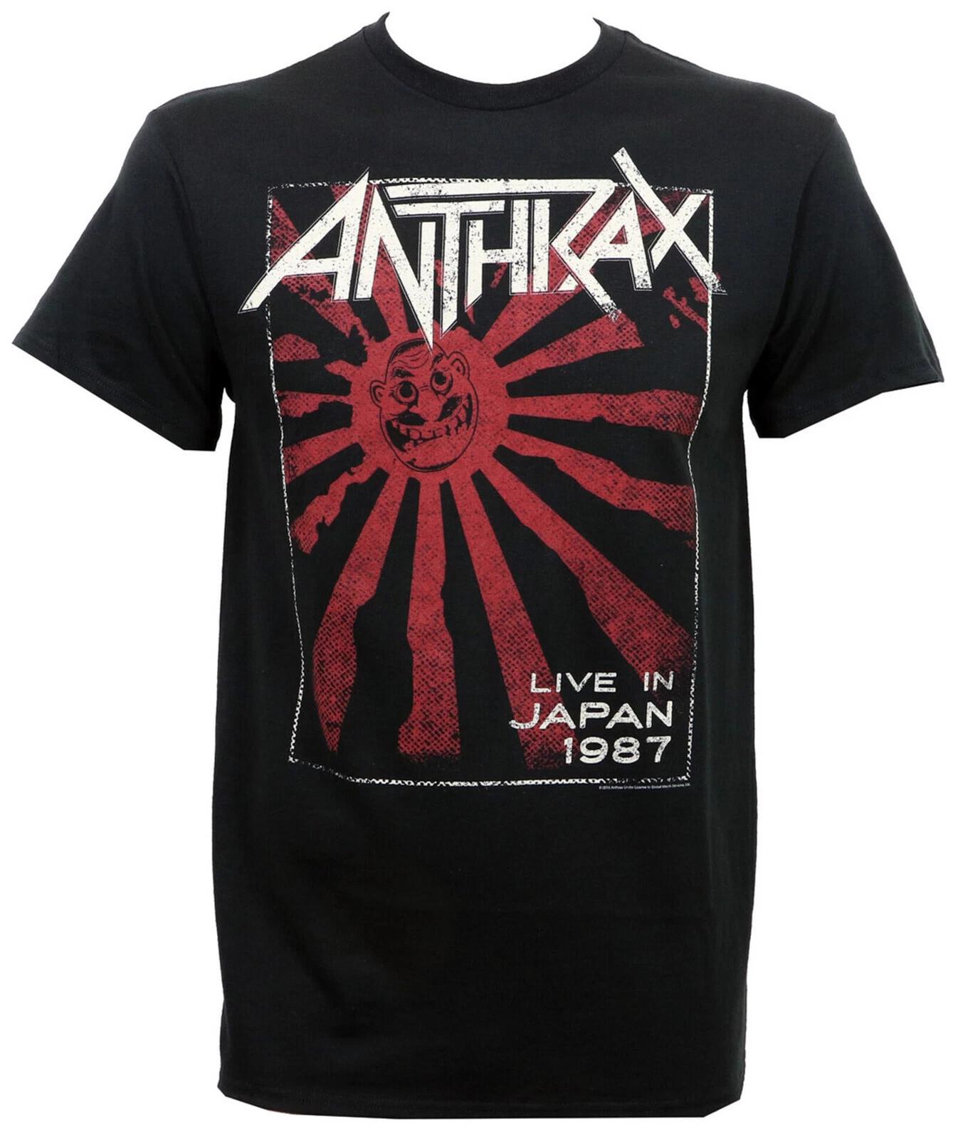 ANTHRAX cd lgo LIVE IN JAPAN 1987 Official SHIRT MED New OOP S