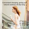 GS16 handheld hook-on mini fan small portable USB charging desktop mini fan