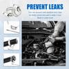 5Ft 3/8" ID Fuel Line Heat Shield Sleeve,Heat Resistant Wire Heats Shield with 3PCS Stainless Steel Clips,Heats Sleeve Automotive for Automotive
