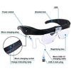 Meichoon Head-Mounted Magnifying Glasses, USB Rechargeable, with 2 LED Lights, 1.5X, 2.5X, 3.5X, 5X Adjustable Lenses, 4 Lenses for Close Work