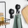 2x Suction Cup Towel Rack Hook for Kitchen or Bathroom