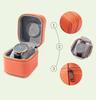 High-End Green PU Leather Portable Watch and Jewelry Storage Box