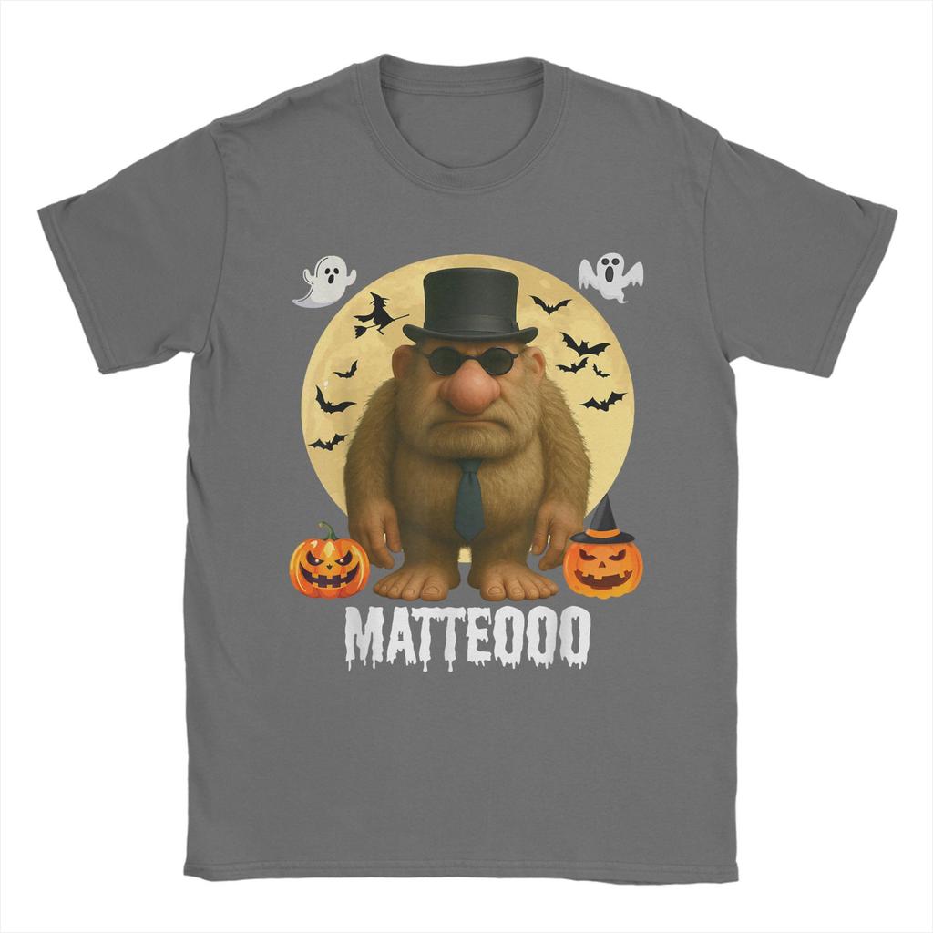 Matteo Mateo Matteooo Italienischer Hirnfäule Meme Halloween T-Shirt Für Mann Sommer T-Shirts Rundhals Harajuku T-Shirt Kleidung