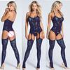 Sexy undertøy Fishnet Bodystocking Kvinner Åpent skritt Sex Undertøy Erotisk kjole Bodysuit Eksotisk porno Babydolls antrekk