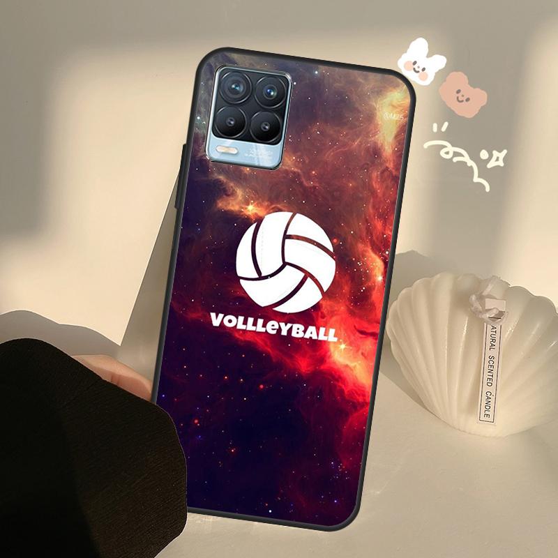 Volleyball Sport Case For Realme C63 C61 C55 C51 C53 C25 C65 C67 C71 C75 11 12 13 14 15 Pro Plus GT6 GT7 Pro