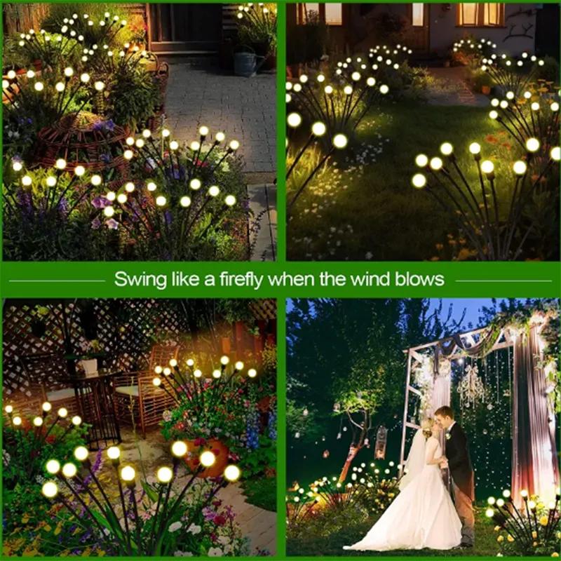 Lanterne Solari Da Esterno A Farfalla – In Metallo, Proiezione Luminosa, IP65, Per Giardino E Patio