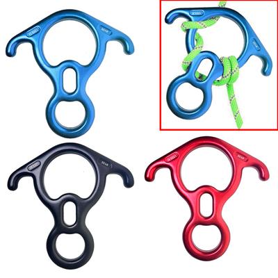 50KN Outdoor Rock Climbing Descender 8 Word Ring