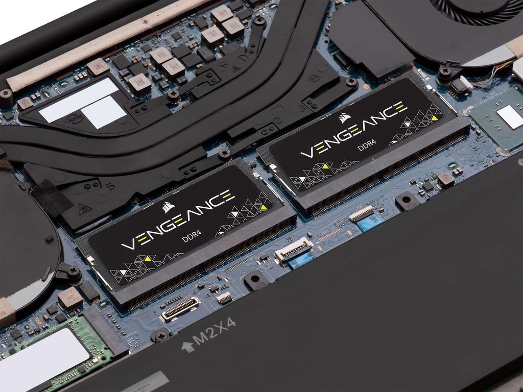 Corsair VENGANCE Series 260Pin CL22-minne Intel i7 AMD Ryzen 64GB x CMSX64GX4M2A3200C22 DDR4-64GB SO-DIMM DDR4-3200 (PC4-25600) 1,2V [32GB 2]